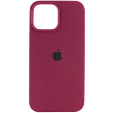 Чехол Silicone Case iPhone 14 Pro Бордовый (Maroon)