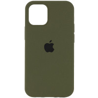 Чохол Silicone Case iPhone 13 / 14 Зелений (Dark Olive)