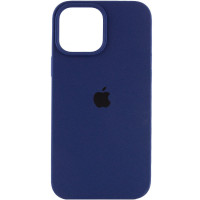 Чехол Silicone Case iPhone 14 Plus / 15 Plus Синий (Deep Navy)