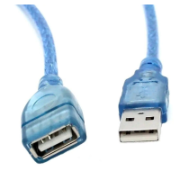 Кабель-удлинитель USB 1.5m синий