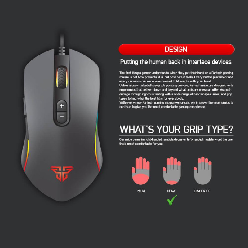 Миша дротова Fantech X9 Thor