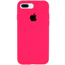 Чехол Silicone Case iPhone 7+/8+ Фуксия