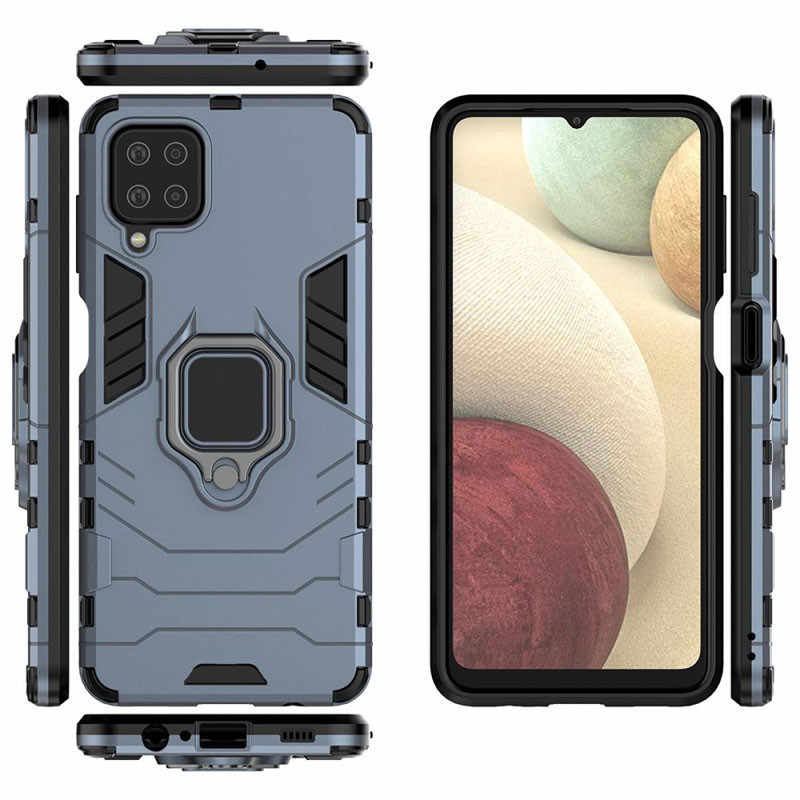 Чохол накладка Transformer Ring Samsung M53 blue-gray
