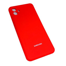 Чехол Silicone Case Samsung A04 Красный