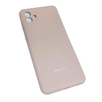 Чохол Silicone Case Samsung A04 Пудра