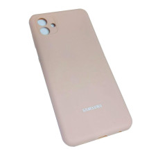 Чехол Silicone Case Samsung A04 Пудра