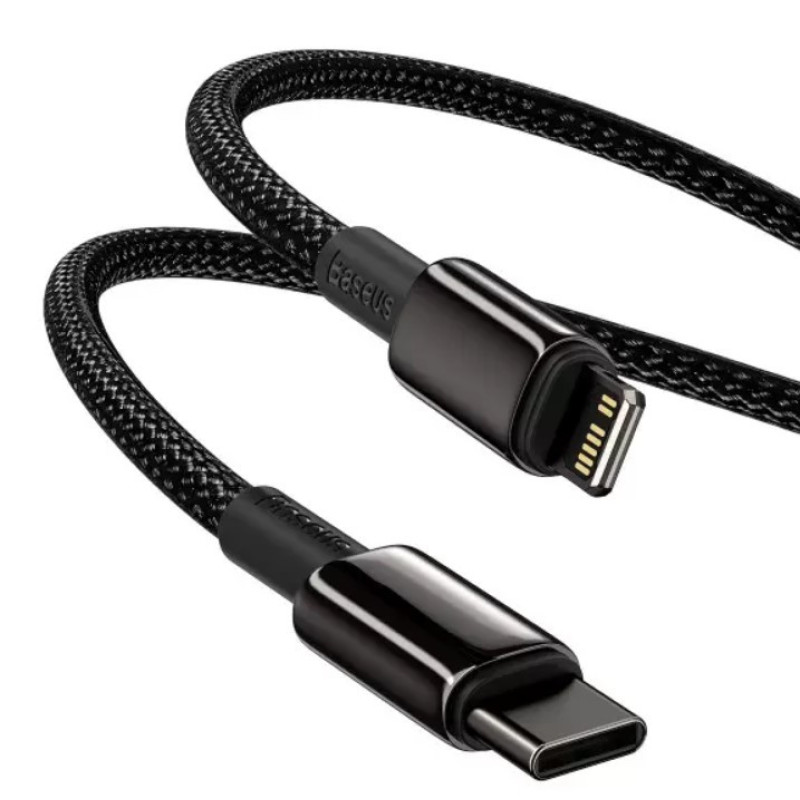 Кабель Usb-C to Lightning Baseus Tungsten Gold PD 20W 1m