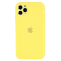 Чохол Silicone Case Square Full+Camera iPhone 11 Pro жовтий