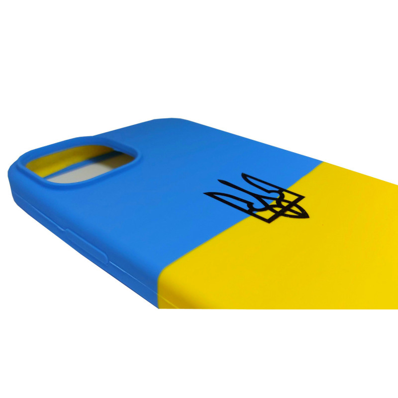 Чохол накладка Silicone Case iPhone 14 Pro Max Ukraine