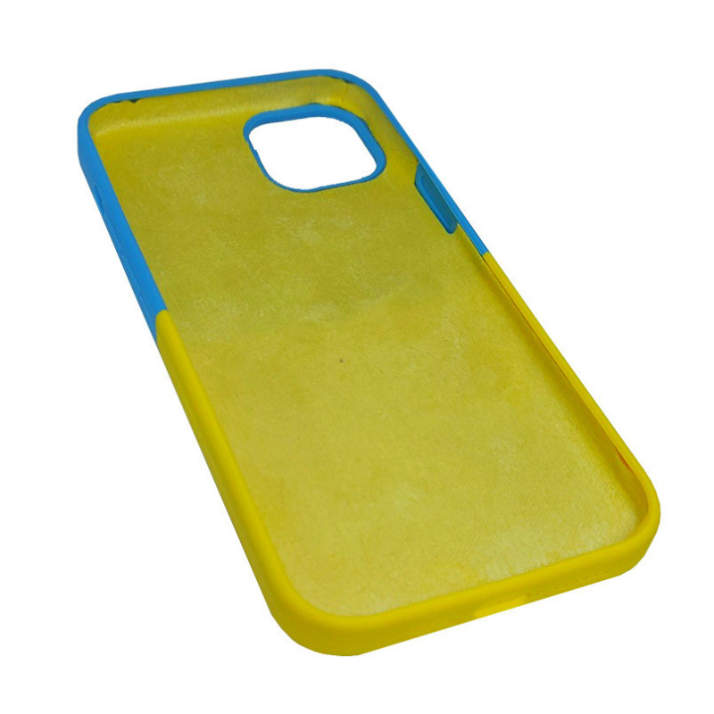 Чохол накладка Silicone Case iPhone 14 Ukraine