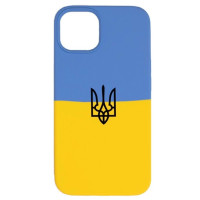 Чохол накладка Silicone Case iPhone 14 Ukraine