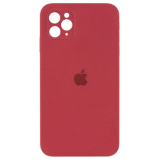 Чехол Silicone Case Square Full+Camera iPhone 11 Pro коралловый