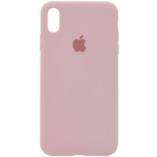 Чохол Silicone Case iPhone X/Xs пудра