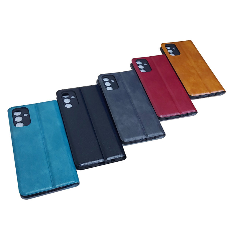 Чохол книжка Mustang Samsung A04s/A13 5G Темно-сірий