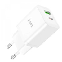 Мережевий адаптер Hoco N28 PD+QC3.0 20 W білий