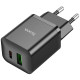 Мережевий адаптер Hoco N28 PD+QC3.0 20 W чорний