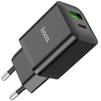 Мережевий адаптер Hoco N28 PD+QC3.0 20 W чорний