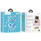 Наушники Bluetooth CAT Ear Hoco W39 с подсветкой Blue