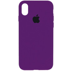 Чохол Silicone Case iPhone X/Xs фіолет