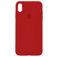 Чохол Silicone Case iPhone X/Xs темно-червоний