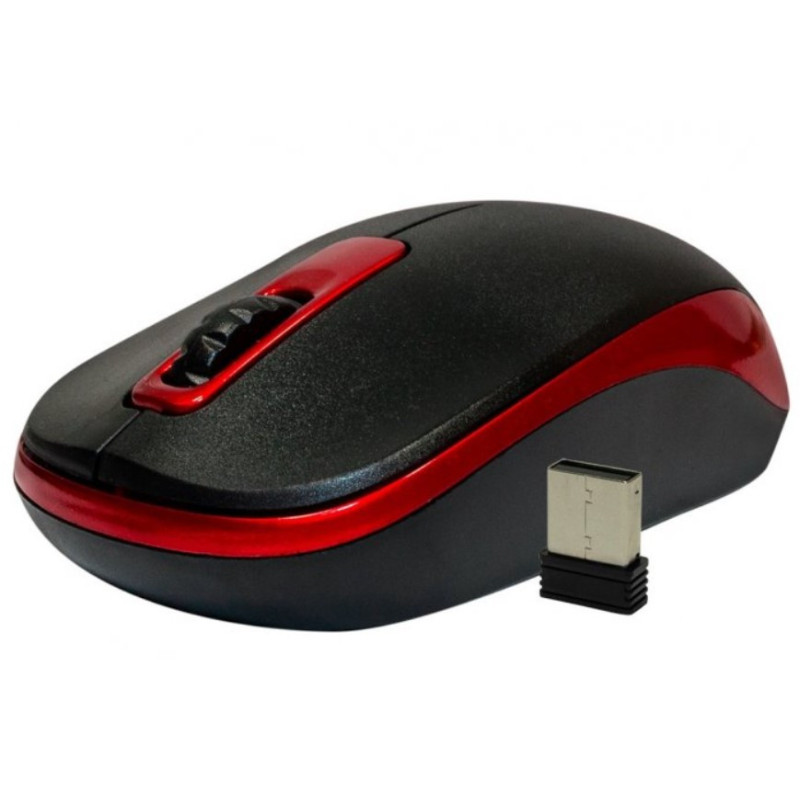 Мышь беспроводная Frime FWMO-220ВR black/red