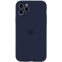 Чохол Silicone Case Camera Protective iPhone 12 Pro Max 6.7" Темно-синій (Midnight Blue)