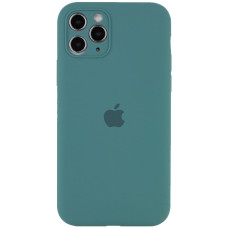 Чехол Silicone Case Camera Protective iPhone 12 Pro Max 6.7'' Зеленый (Pine Green)