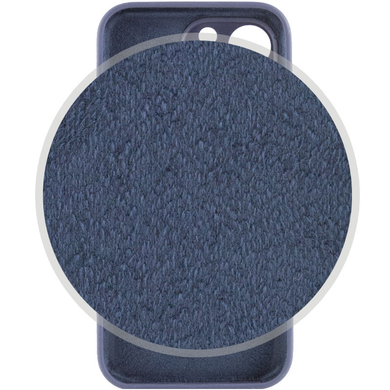 Чохол Silicone Case Camera Protective iPhone 14 Pro Max темно-синій (Midnight Blue)