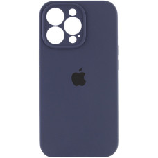 Чехол Silicone Case Camera Protective iPhone 14 Pro Max темно-синий (Midnight Blue)