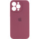 Чохол Silicone Case Camera Protective iPhone 14 Pro Max Бордовий (Plum)