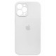 Чехол Silicone Case Camera Protective iPhone 14 Pro Max белый (White)