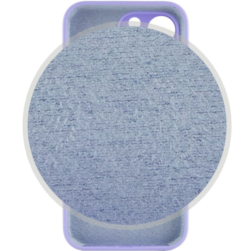 Чехол Silicone Case Camera Protective iPhone 14 Pro Max Сиреневый (Lilac)