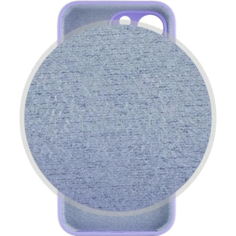Чохол Silicone Case Camera Protective iPhone 14 Pro Max Бузковий (Dasheen)