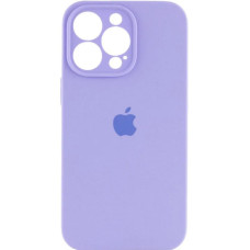Чехол Silicone Case Camera Protective iPhone 14 Pro Max Сиреневый (Dasheen)