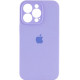 Чохол Silicone Case Camera Protective iPhone 14 Pro Max Бузковий (Dasheen)