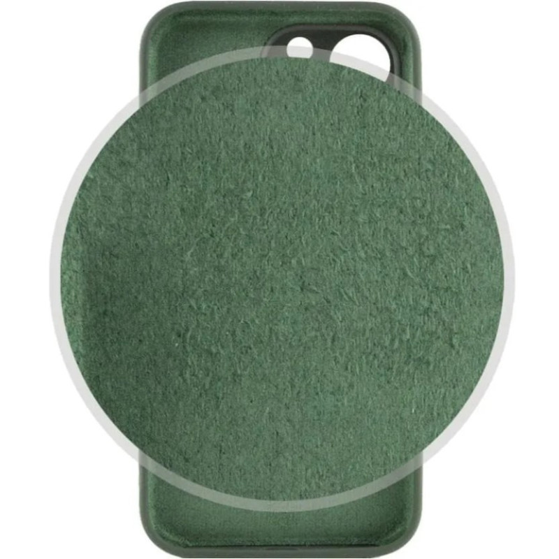 Чохол Silicone Case Camera Protective iPhone 14 Pro Max Зелений (Cyprys Green)