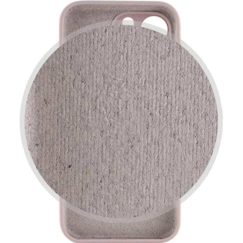 Чехол Silicone Case Camera Protective iPhone 14 Pro Max Серый (Lavender)