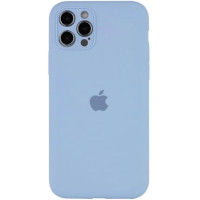 Чохол Silicone Case Camera Protective iPhone 14 Pro Max Блакитний (Lilac Blue)