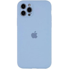 Чехол Silicone Case Camera Protective iPhone 14 Pro Max Голубой (Lilac Blue)