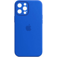 Чехол Silicone Case Camera Protective iPhone 14 Pro Max Синий (Capri Blue)