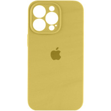 Чехол Silicone Case Camera Protective iPhone 14 Pro Max Желтый (Mellow Yellow)