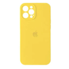 Чехол Silicone Case Camera Protective iPhone 14 Pro Max Желтый (Yellow)