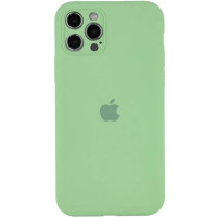 Чохол Silicone Case Camera Protective iPhone 14 Pro Max М'ятний (Mint)
