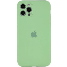 Чехол Silicone Case Camera Protective iPhone 14 Pro Max Мятный (Mint)