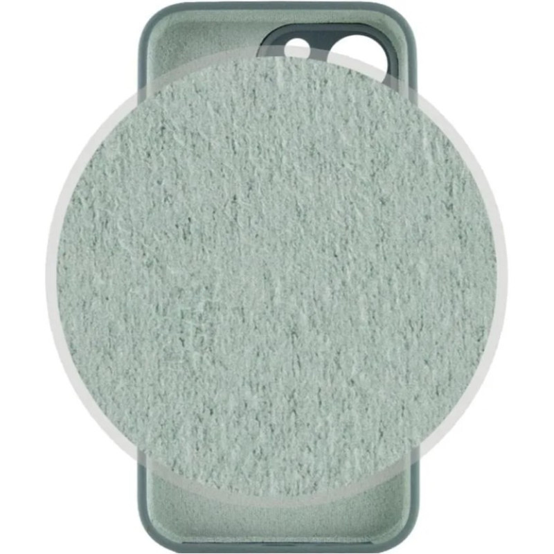 Чохол Silicone Case Camera Protective iPhone 14 Pro Max Зелений (Pine Green)