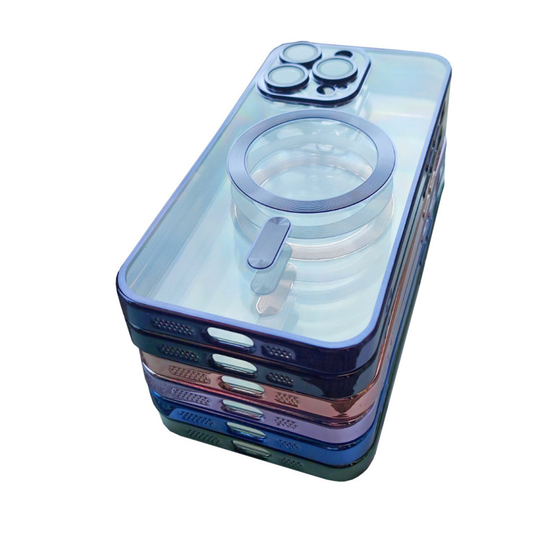 Чехол Shining Case With MagSafe c защитными линзами на камеру iPhone 14 Pro Green
