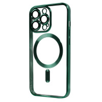 Чохол Shining Case With MagSafe із захисними лінзами на камеру iPhone 14 Pro Green