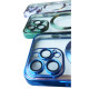 Чехол Shining Case With MagSafe c защитными линзами на камеру iPhone 14 Pro Green