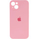 Чехол Silicone Case Camera Protective iPhone 14 Розовый (Light Pink)