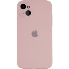 Чехол Silicone Case Camera Protective iPhone 14 Розовый (Pink Sand)